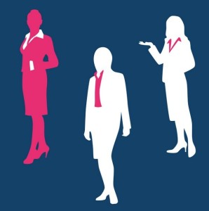 Business Men and Women Silhouette Set PSD