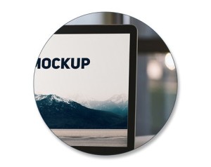 Realistic Macbook Mockup PSD