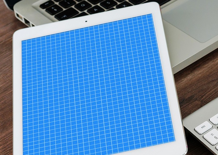 Photo Realistic iPad Mockup PSD