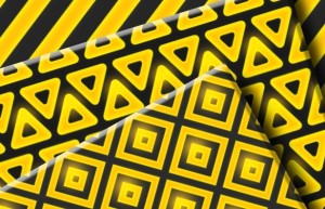 Seamless Golden Geometric Photoshop Patterns