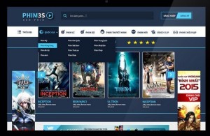Phim3s Movie Website Template PSD