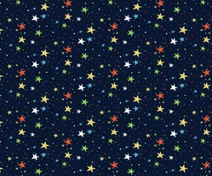 Seamless Colorful Stars Vector Pattern