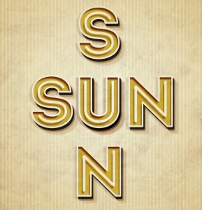 Retro Outline Text Effect PSD