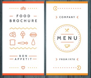 Creative Food Brochure Template Vector