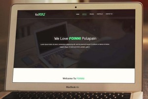 Foinni One Page Agency Web Template PSD