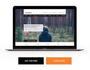Highdax One Page Website Template PSD