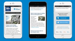 Minimal Newsletter Template For iPhone 6 Plus