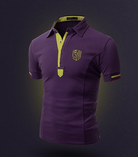 Realistic Violet T-shirt Mockup PSD