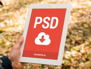 Minimal Photorealistic iPad Mockup PSD