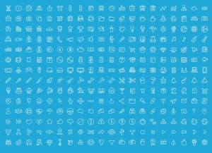 280 Office & General Icons (EPS, PNG, SVG)