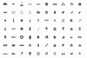 70 City Icons (PSD, SVG, Vector, WEBFONT)