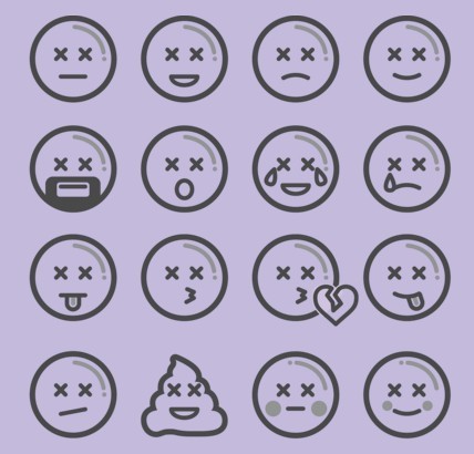 75 Emoji Icons (AI + PNG)