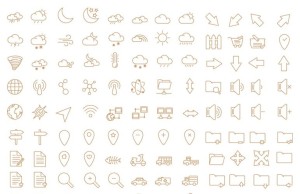 450+ Outline Icons Pack Vector