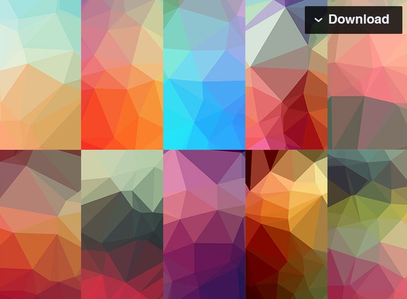 10 Low-poly Background Textures