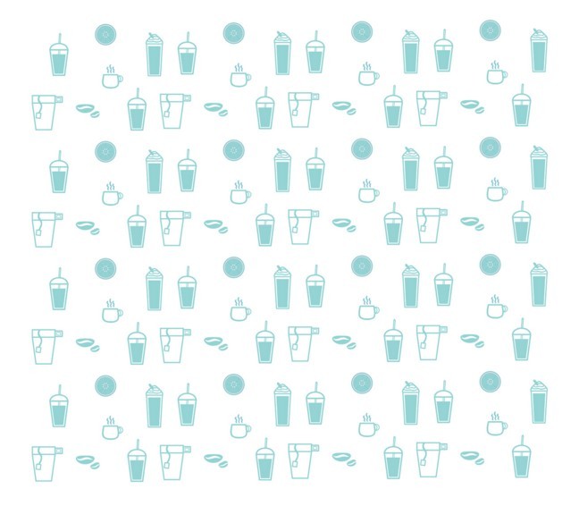3 Drinks Patterns Vector