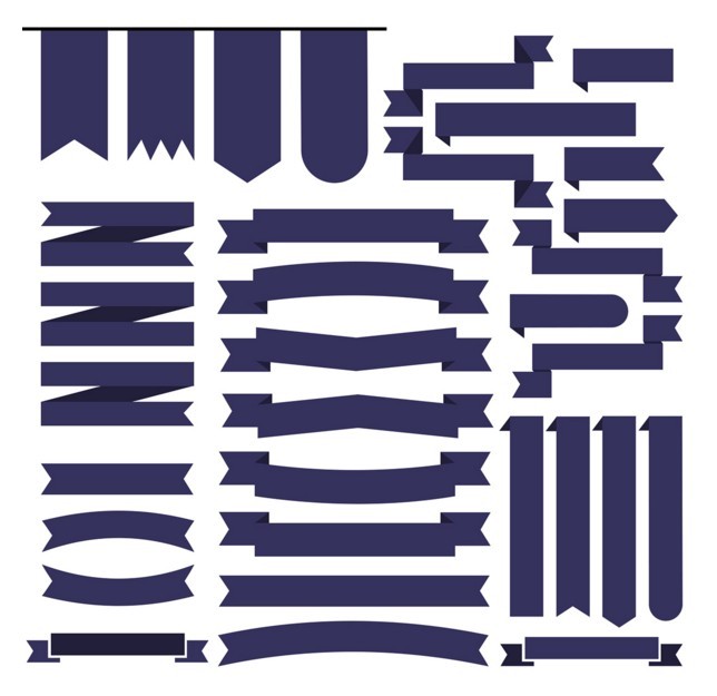 33 PSD Web Ribbons