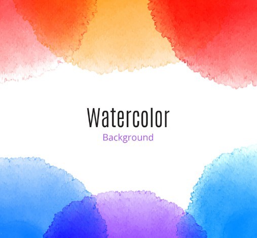 Creative Watercolor Background Vector