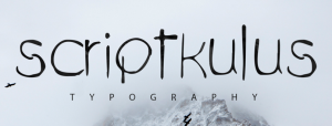 Scriptkulus Typeface
