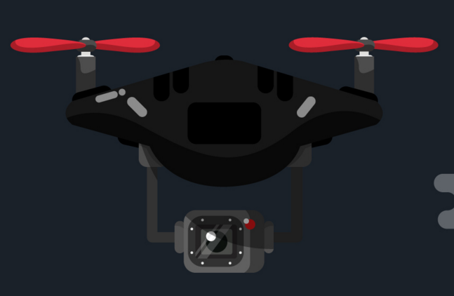 Drone Vector Illustration