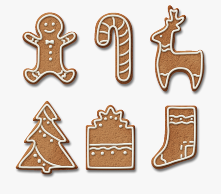Gingerbread Cookies PSD