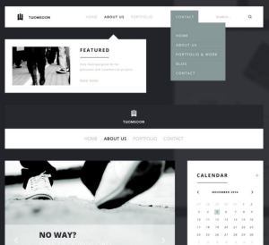 Clean White UI Kit PSD