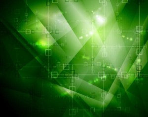 Green Hi-Tech Vector Background
