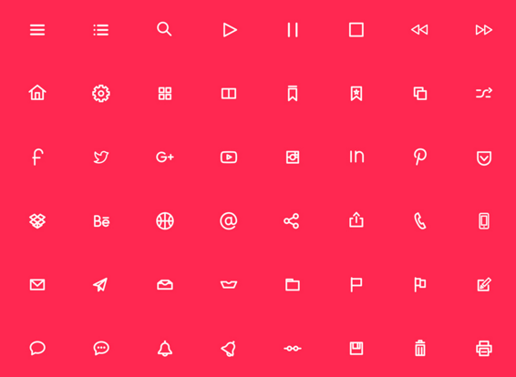 200 Line & Circle Web Icons Vector