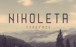 Nikoleta Display Typeface