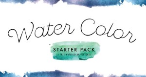6 Water Color Vectors