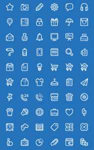 100 Web Line Icons Pack Vector