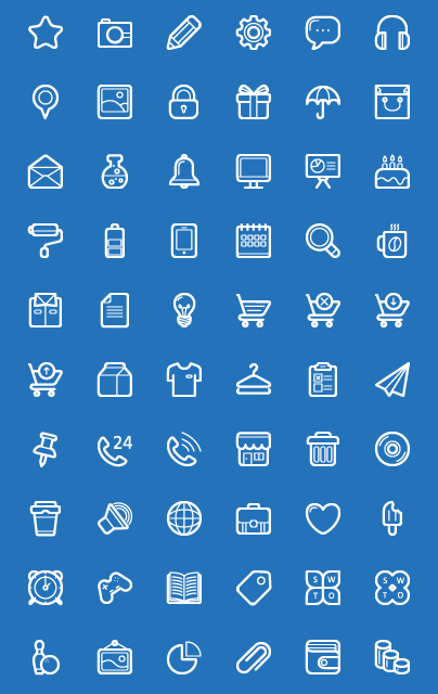 100 Web Line Icons Pack Vector