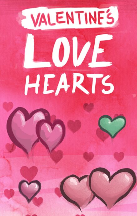 Valentine's Love Hearts PSD