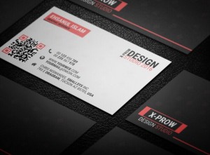 Creative Business Card Templates (Dark and White) PSD