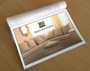 Realistic Opened Magazine Mockup PSD