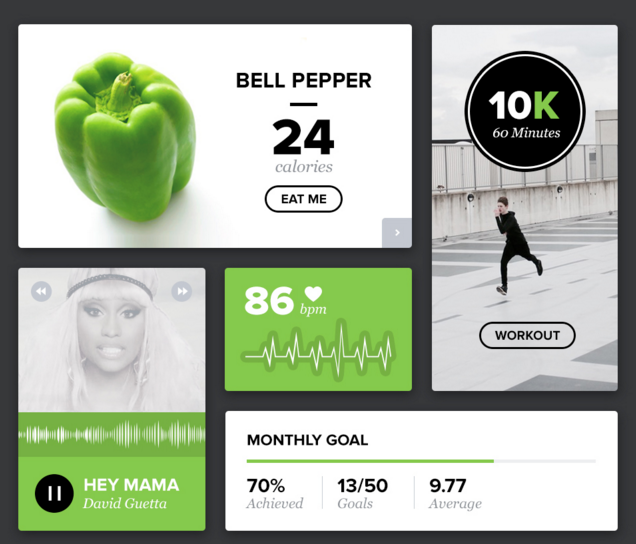 Green Health UI Kit PSD