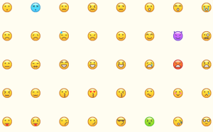 40 Minimal Emoji Icons (Vector+SVG+PNG)