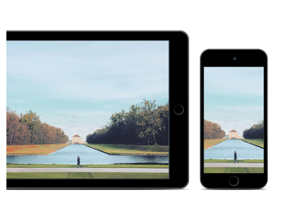 Minimal iPhone and iPad Vector Template