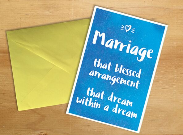 Clean Greeting Card PSD Mockup