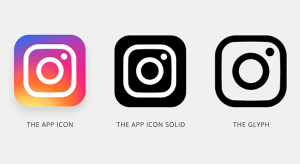 Instagram New App Icon Template PSD