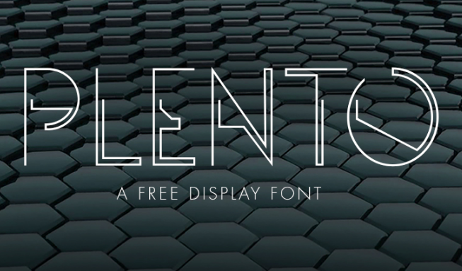 PLENTO Typeface