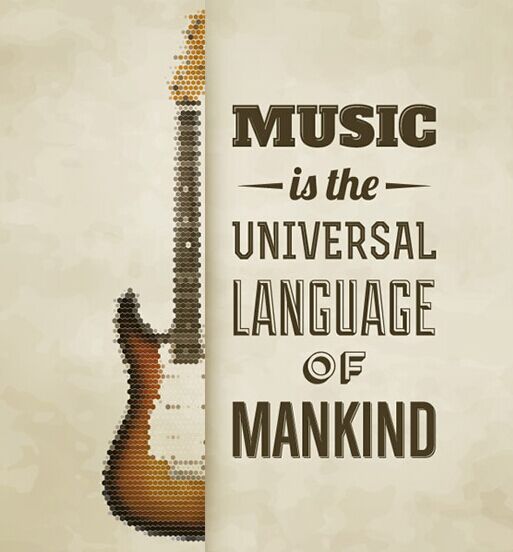 Vintage Guitar Music Poster Vector Template