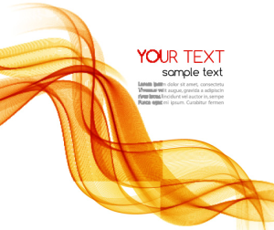 Modern Curved Lines Vector Background #10