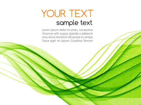 Modern Curved Lines Vector Background #7