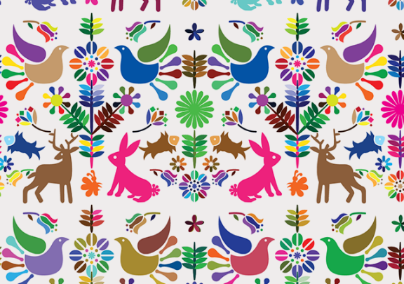 6 Colorful Floral & Animal Vector Patterns