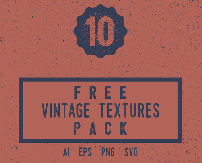 10 Vintage Vector & PNG Textures
