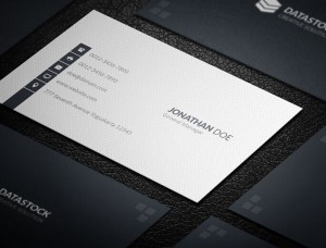 Elegant White & Dark Corporate Business Card Templates