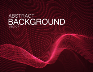 3D Abstract Lines Vector Background #3