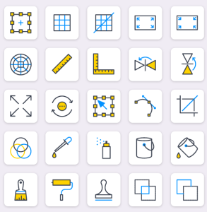 25 Creative Process Icons Vector