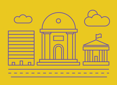 Bank Line Icons Vector