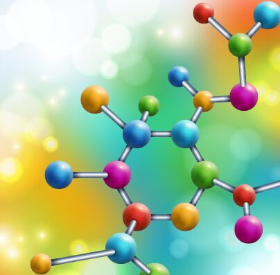 Chemistry Molecular Background Vector